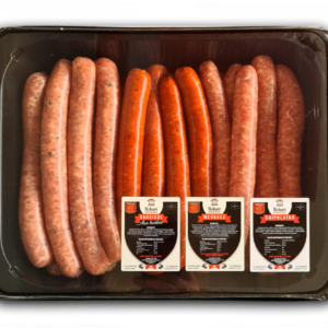 Pack Saucisses aux herbes, Merguez, Chipolatas