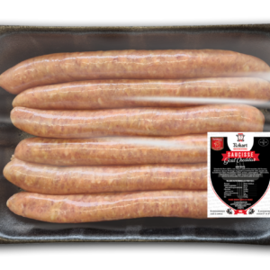 Saucisses goût Cheddar
